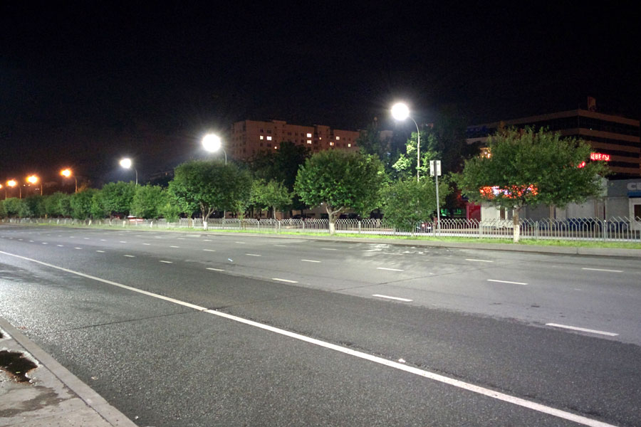 Освещение светильниками Super street 250. Набережные Челны