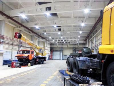 Промышленное светодиодное оборудование в Автоцентр КАМАЗ